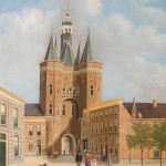 Joan Willem Meijer (1840-1929), De Sassenpoort, 1890, olieverf op linnen, Stedelijk Museum Zwolle