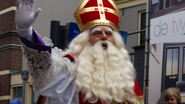 Sinterklaas op de Jufferenwal in Zwolle