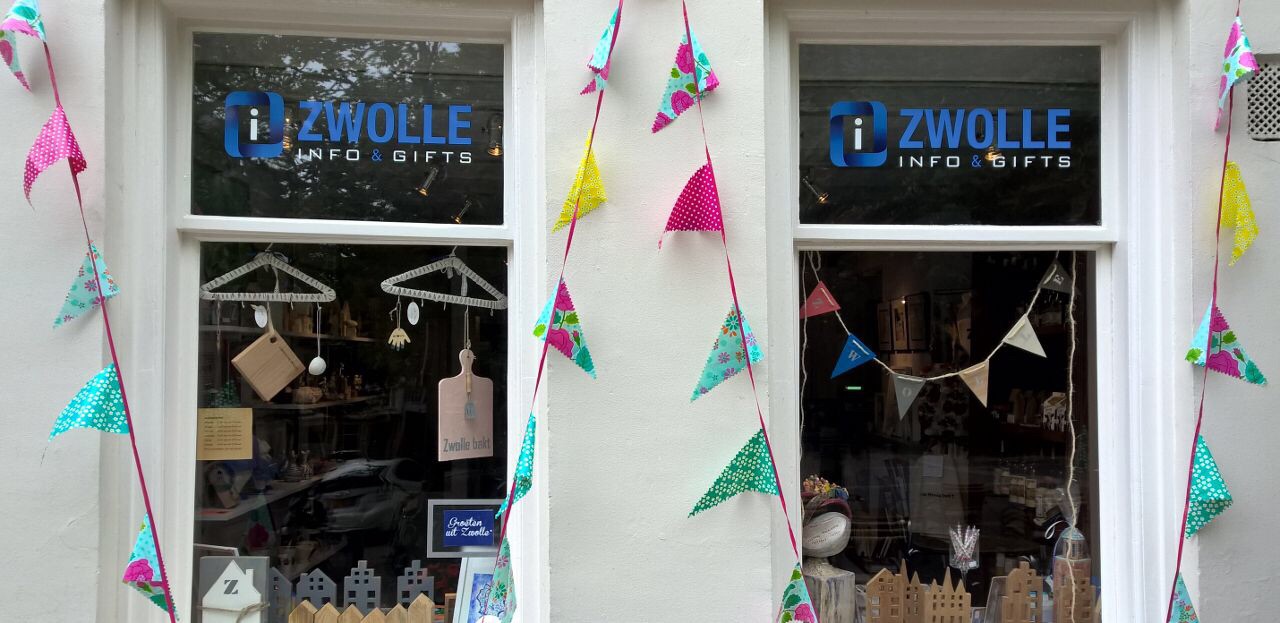 Versiering Zwolle Unlimited winkels in centrum Zwolle