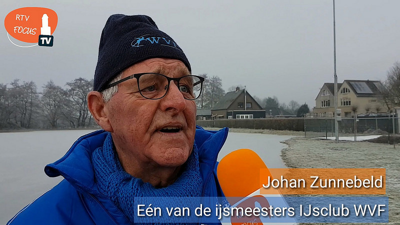 Johan Zunnerbeld - Eén van de ijsmeesters van IJsvereniging WVF uit Westenholte